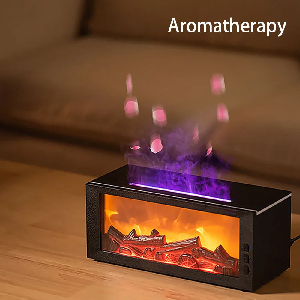 2-in-1 Fire Humidifier and Aroma Diffuser