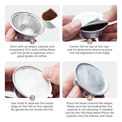 Disposible Nespresso Vertuo Coffee Lids