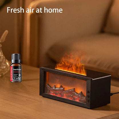 2-in-1 Fire Humidifier and Aroma Diffuser