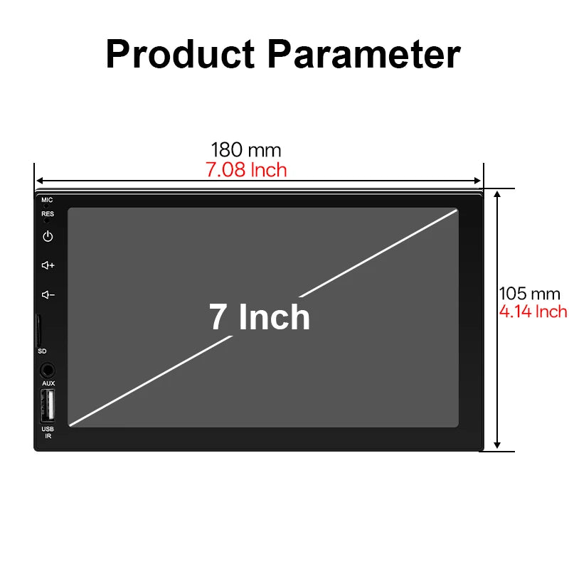 7 Inch Universal CarPlay Screen